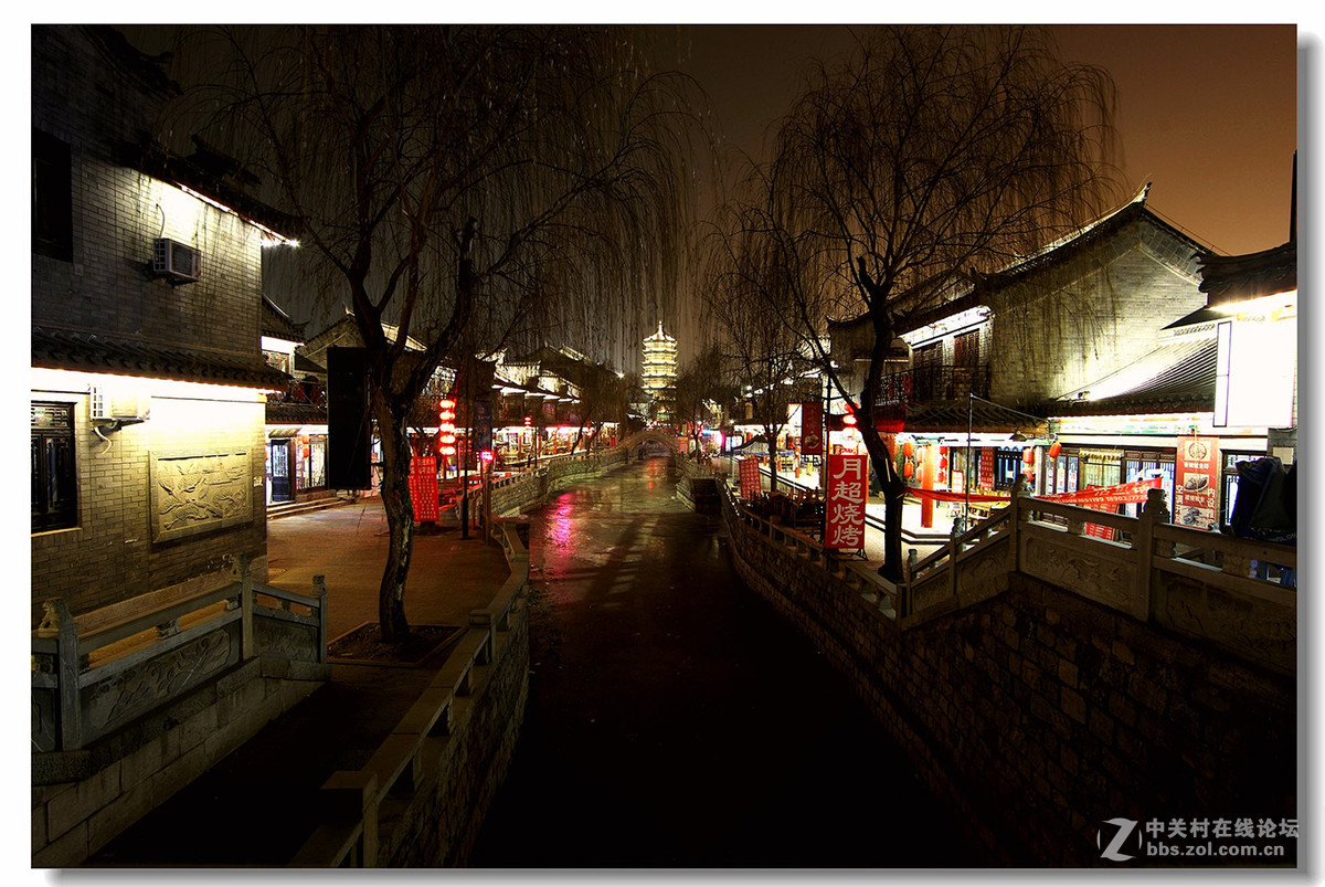 小城寒夜