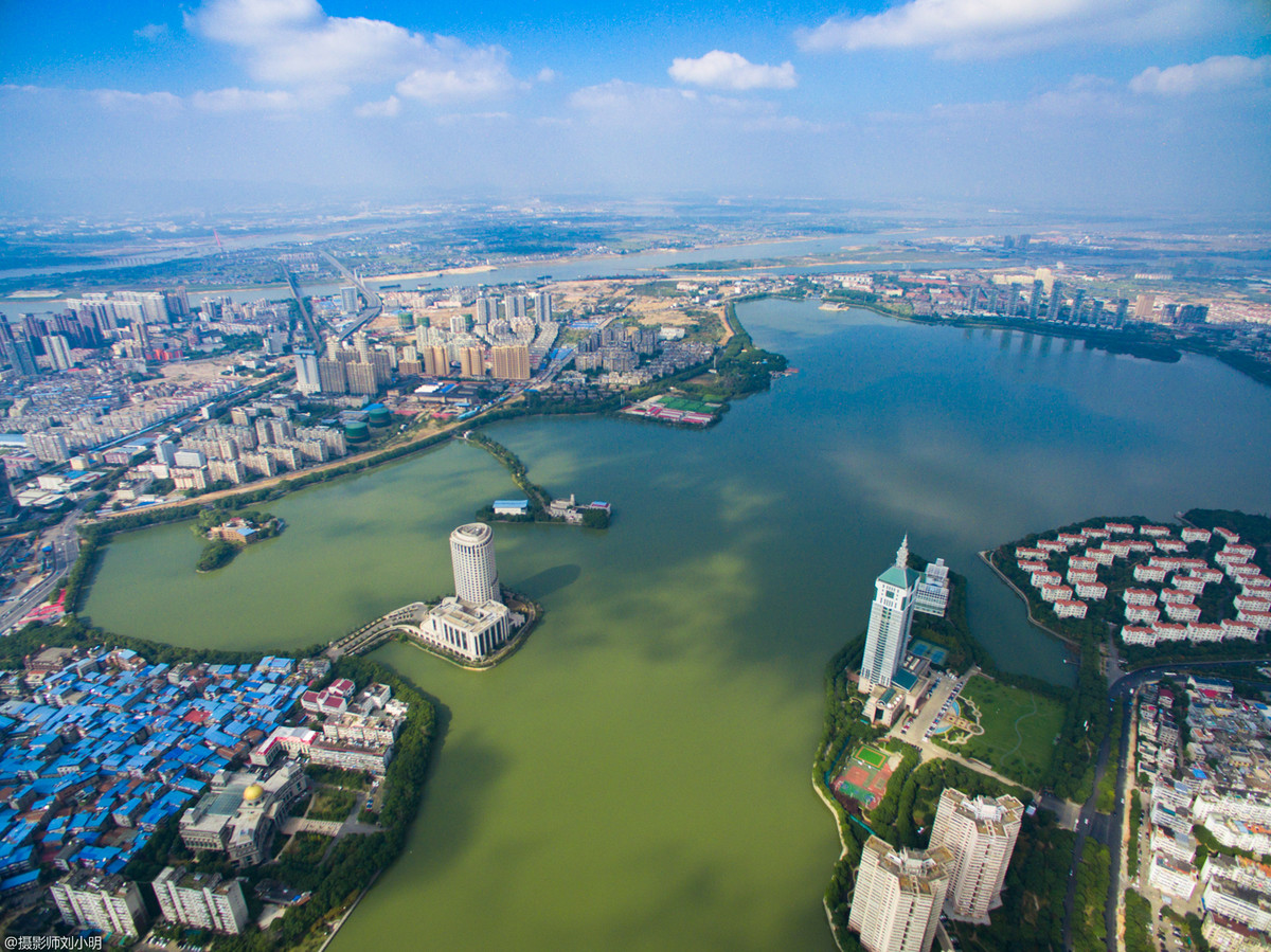 南昌青山湖航拍