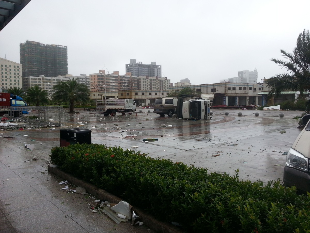 201510月4號湛江一場颱風