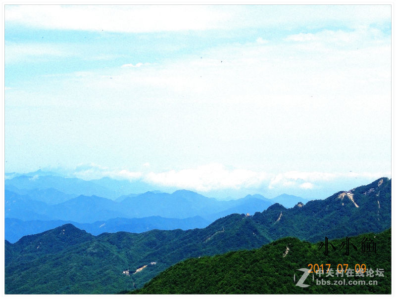 中原第一峰  鸡角尖山