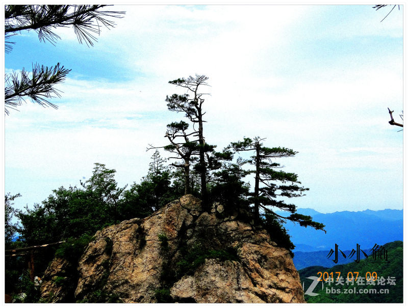 中原第一峰  鸡角尖山