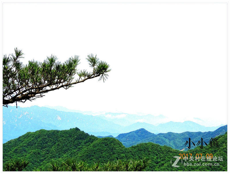 中原第一峰  鸡角尖山