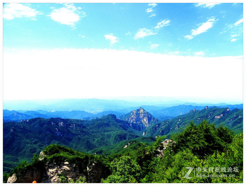 中原第一峰  鸡角尖山