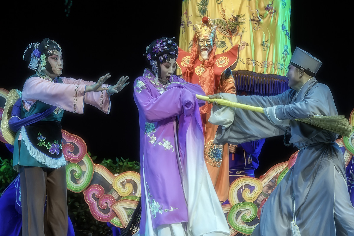 舞台摄影：新编川剧《目连之母》之[断亲开戒]