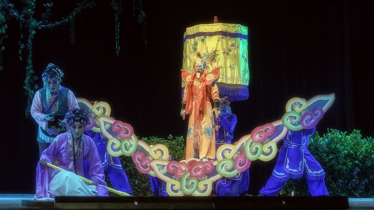 舞台摄影：新编川剧《目连之母》之[断亲开戒]