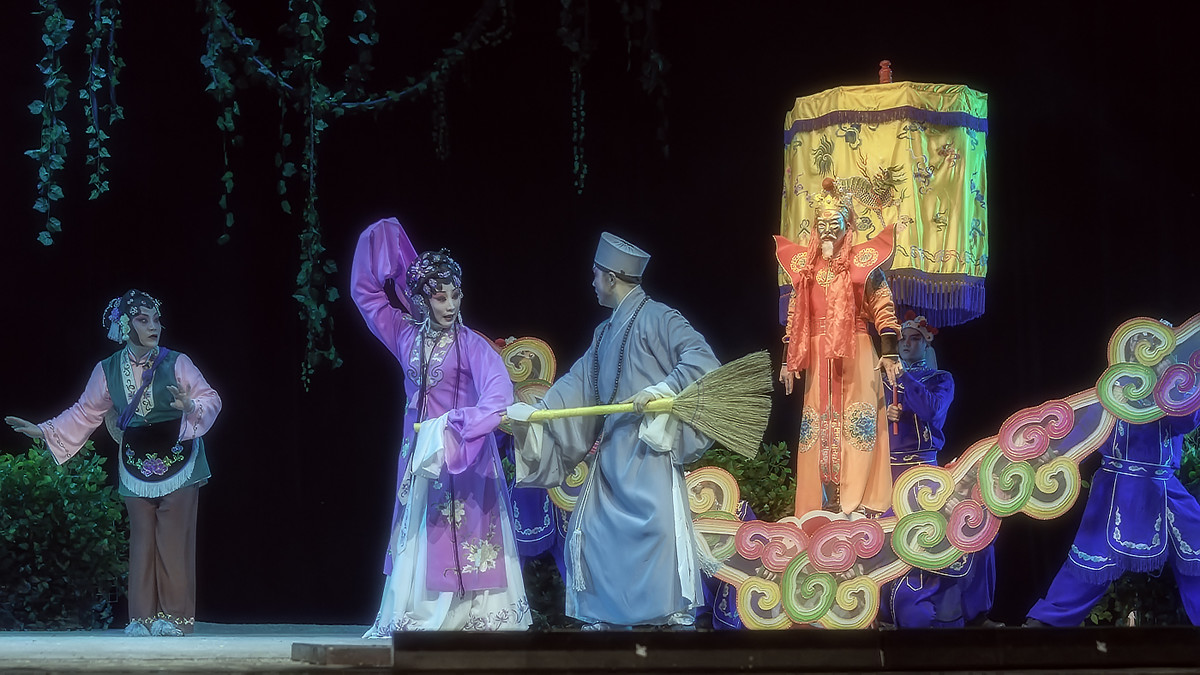 舞台摄影：新编川剧《目连之母》之[断亲开戒]