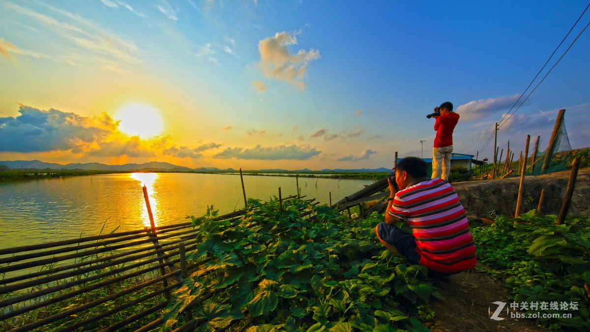 日落，色友，惬意！