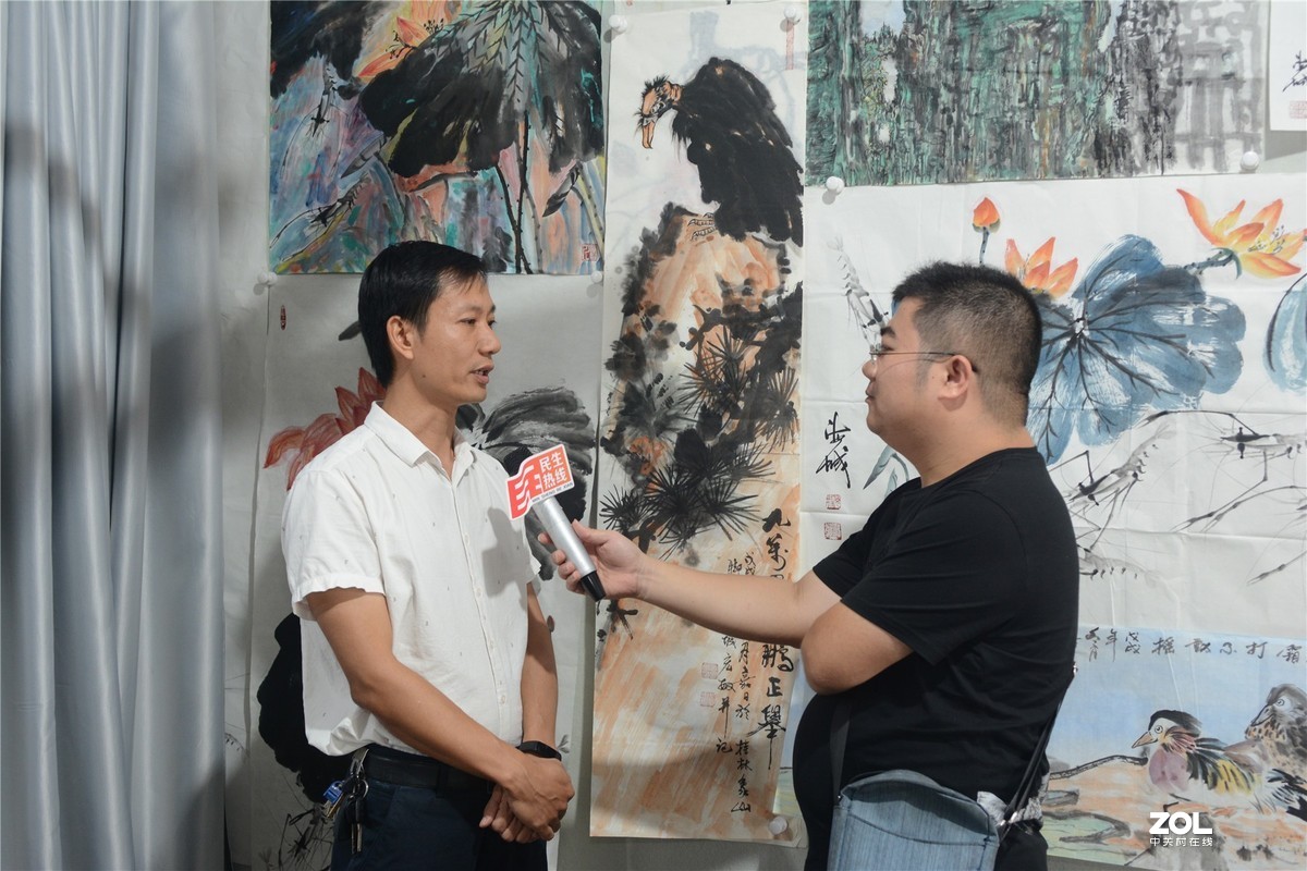 采访著名画家林海诚，录制揭阳电视台民生热线、编辑里湖前后、摄影里湖茶佬。