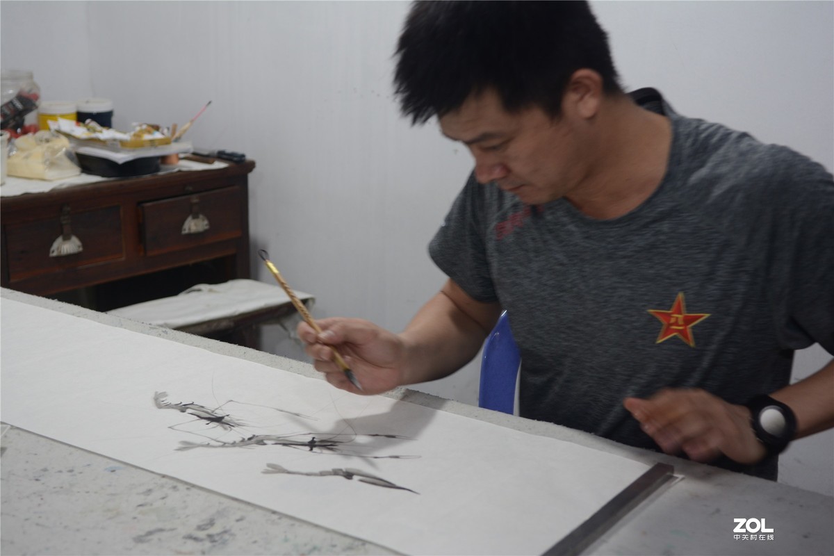 采访著名画家林海诚，录制揭阳电视台民生热线、编辑里湖前后、摄影里湖茶佬。