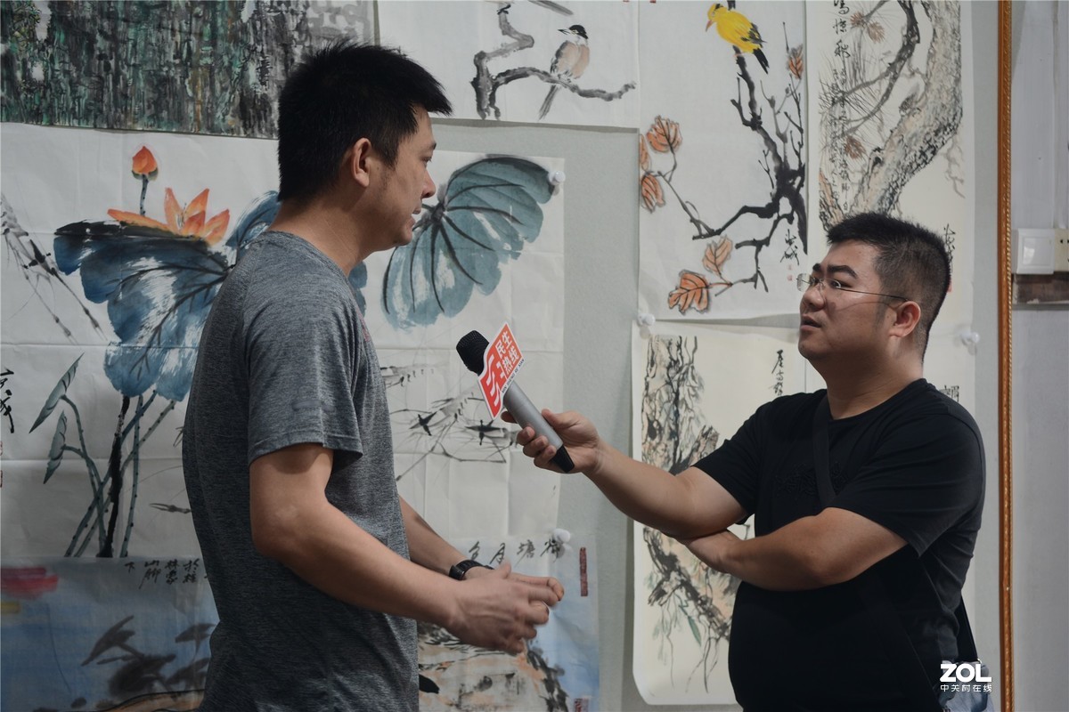 采访著名画家林海诚，录制揭阳电视台民生热线、编辑里湖前后、摄影里湖茶佬。