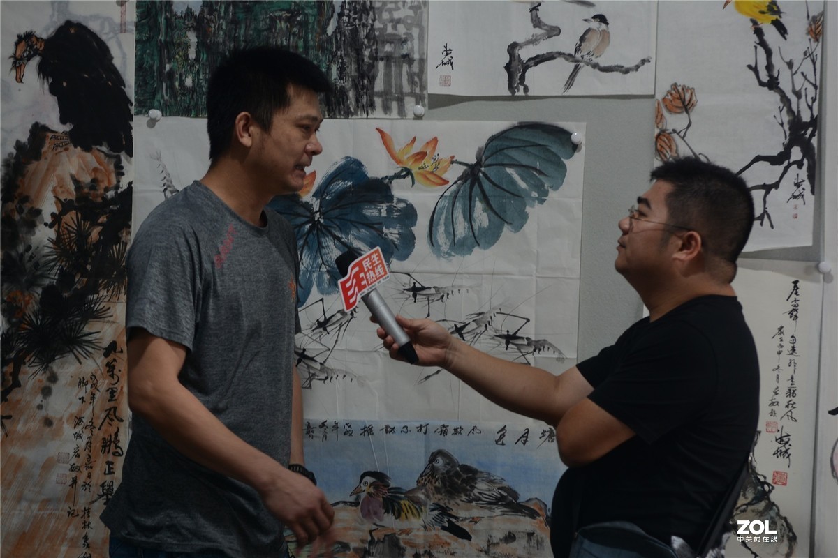 采访著名画家林海诚，录制揭阳电视台民生热线、编辑里湖前后、摄影里湖茶佬。