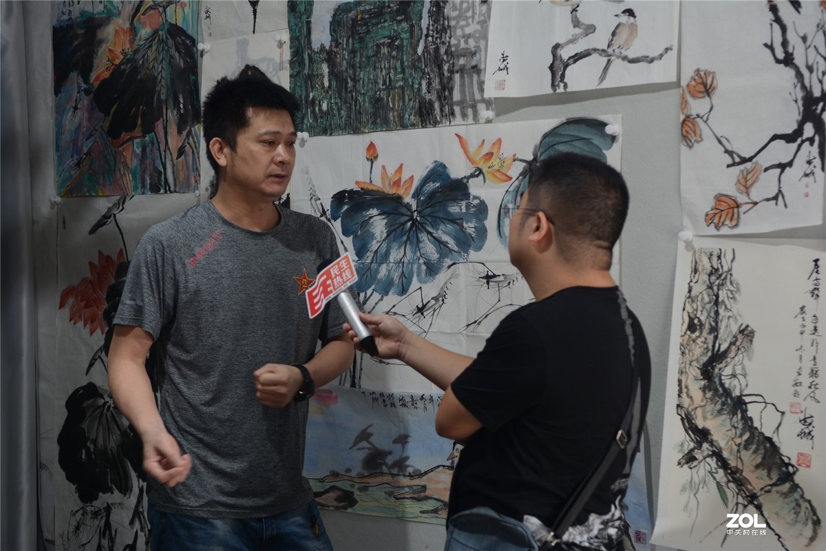 采访著名画家林海诚，录制揭阳电视台民生热线、编辑里湖前后、摄影里湖茶佬。