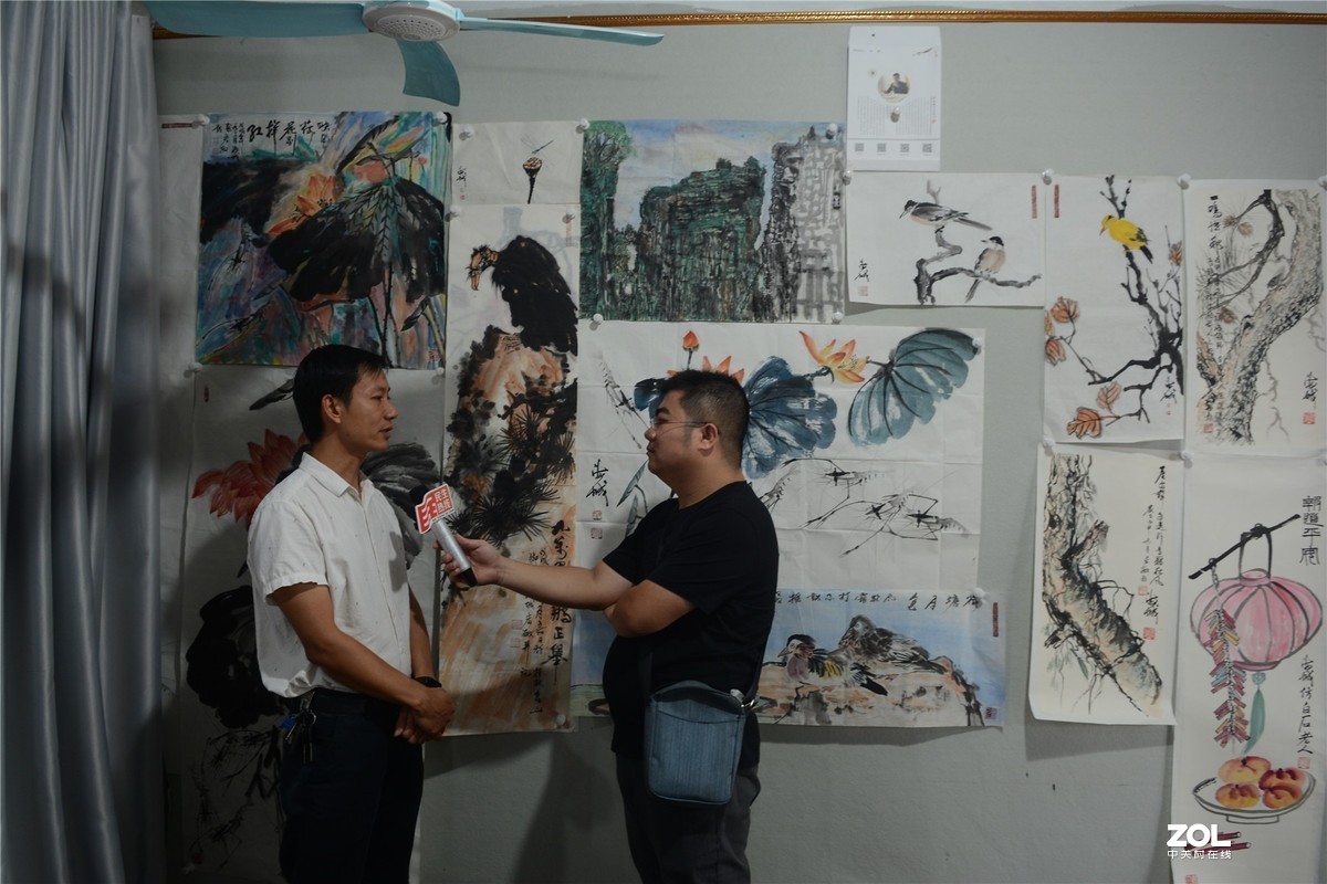 采访著名画家林海诚，录制揭阳电视台民生热线、编辑里湖前后、摄影里湖茶佬。