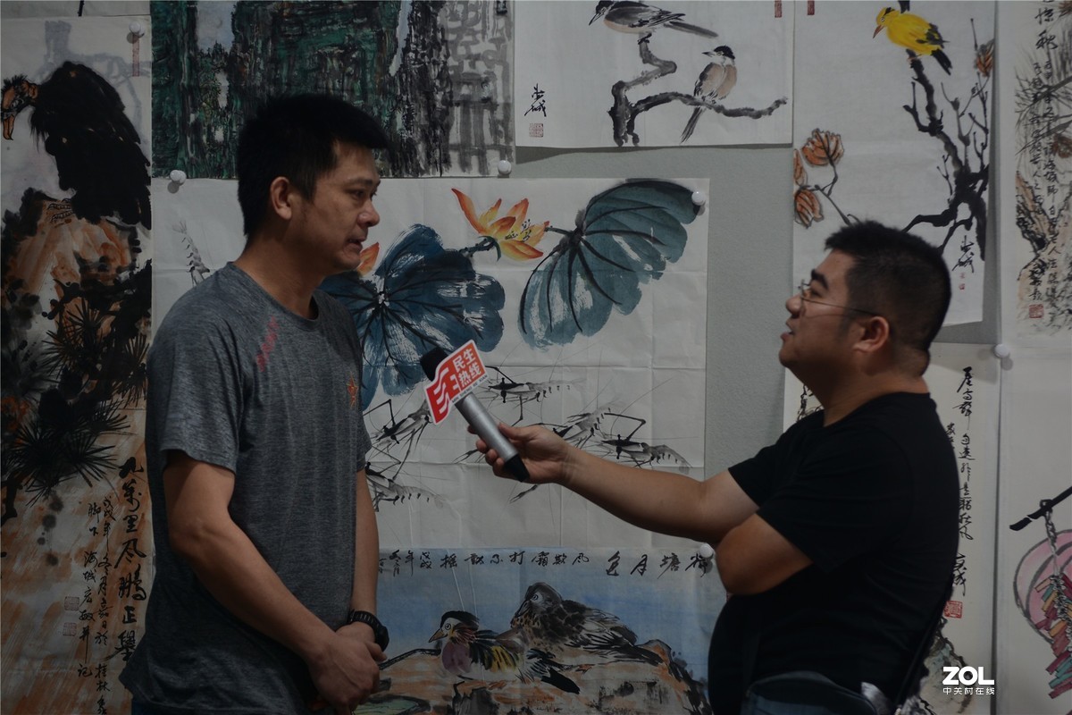 采访著名画家林海诚，录制揭阳电视台民生热线、编辑里湖前后、摄影里湖茶佬。