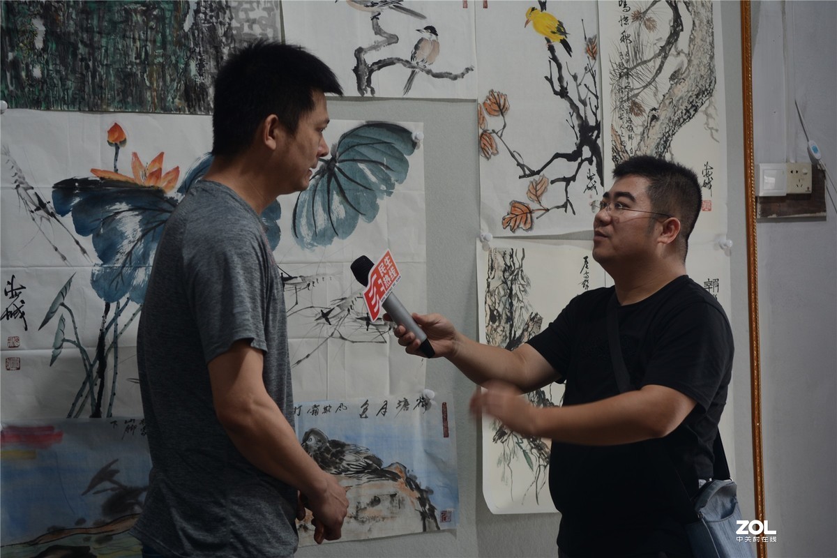 采访著名画家林海诚，录制揭阳电视台民生热线、编辑里湖前后、摄影里湖茶佬。