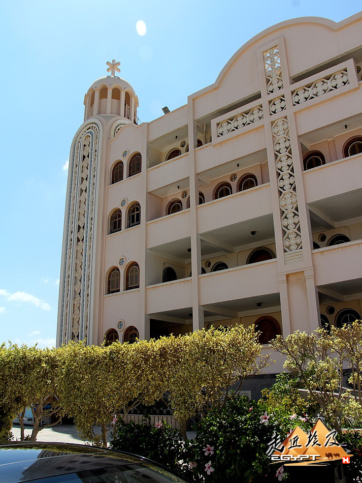 走近埃及27阿布米那基督教新堂上