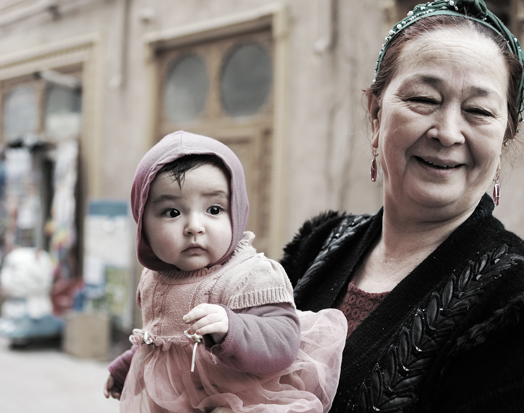 南疆行  喀什老城里的环境人像