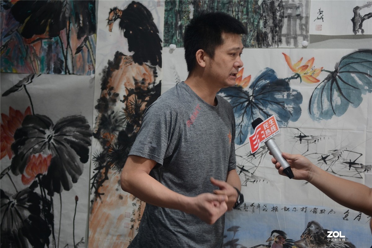 采访著名画家林海诚，录制揭阳电视台民生热线、编辑里湖前后、摄影里湖茶佬。