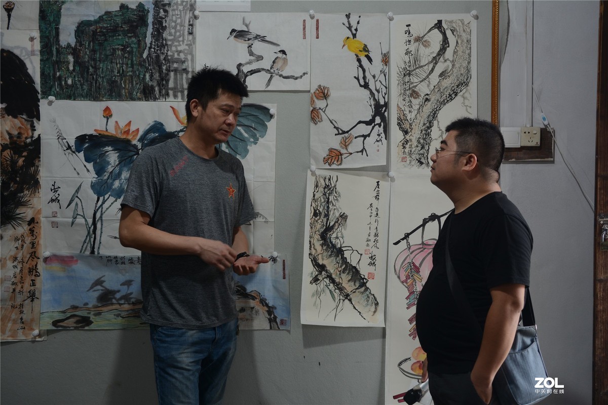 采访著名画家林海诚，录制揭阳电视台民生热线、编辑里湖前后、摄影里湖茶佬。