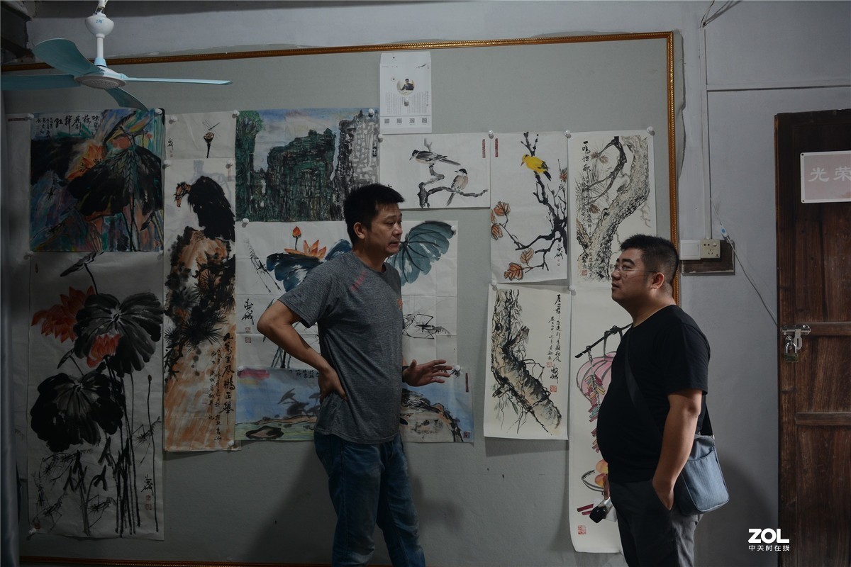 采访著名画家林海诚，录制揭阳电视台民生热线、编辑里湖前后、摄影里湖茶佬。