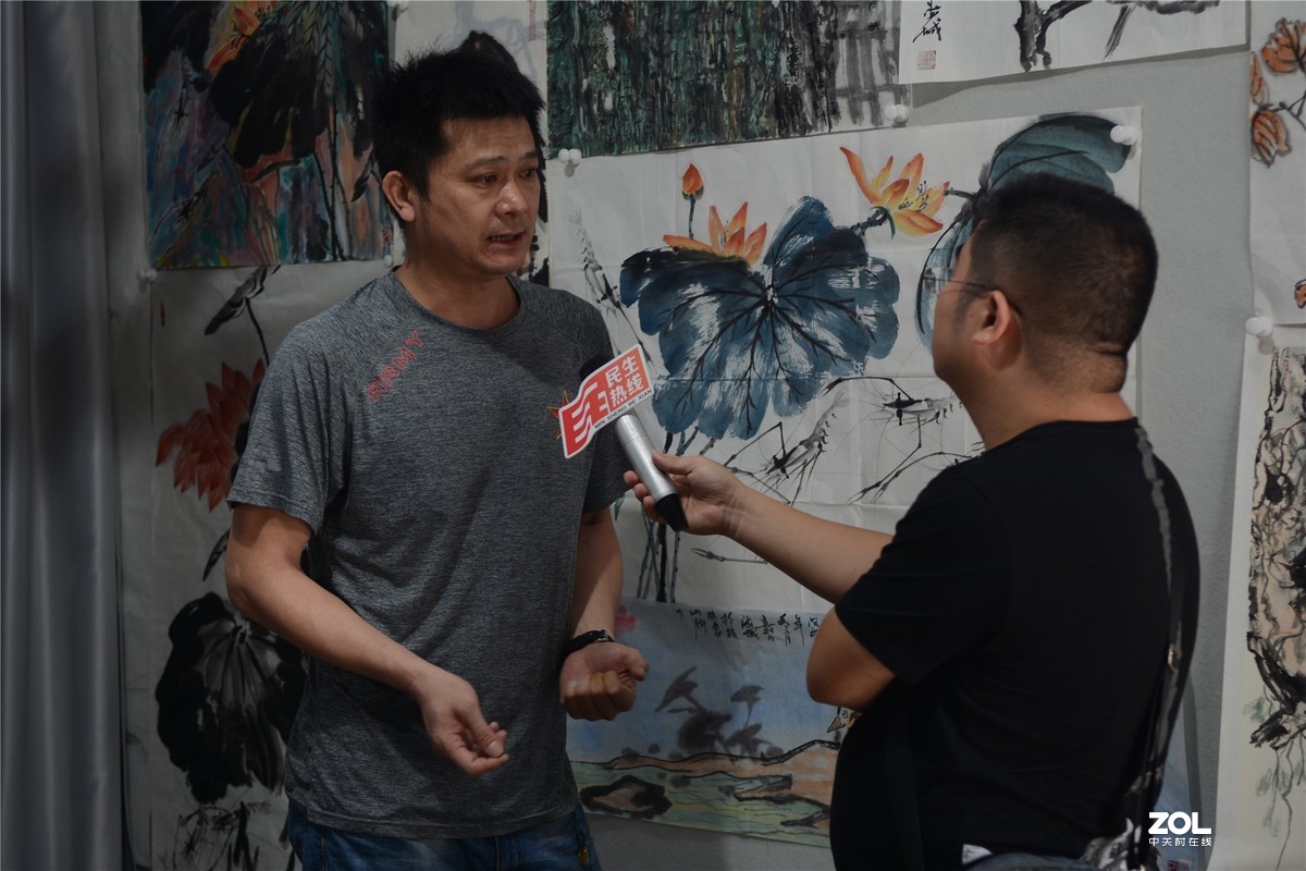 采访著名画家林海诚，录制揭阳电视台民生热线、编辑里湖前后、摄影里湖茶佬。