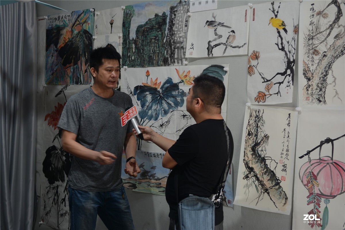 采访著名画家林海诚，录制揭阳电视台民生热线、编辑里湖前后、摄影里湖茶佬。