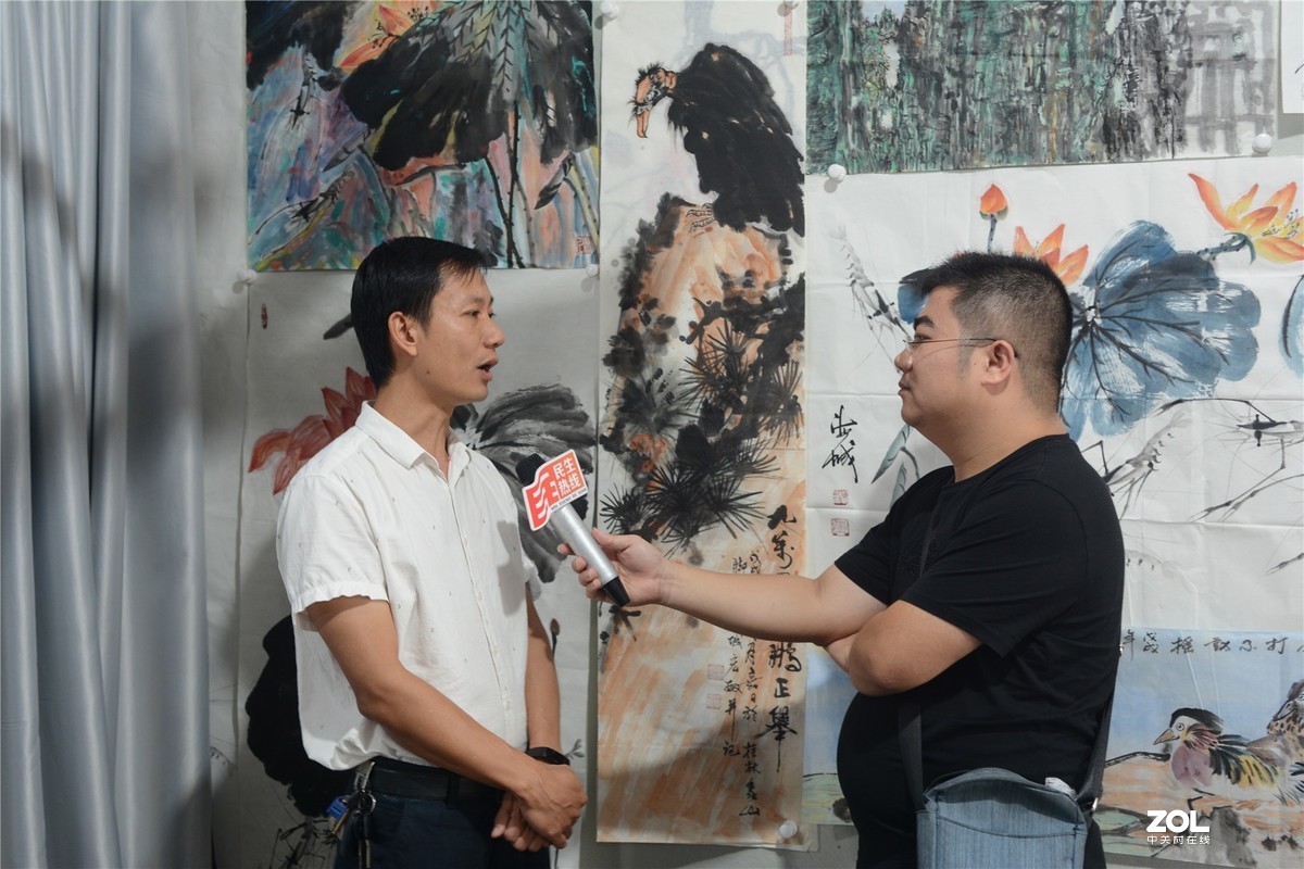 采访著名画家林海诚，录制揭阳电视台民生热线、编辑里湖前后、摄影里湖茶佬。