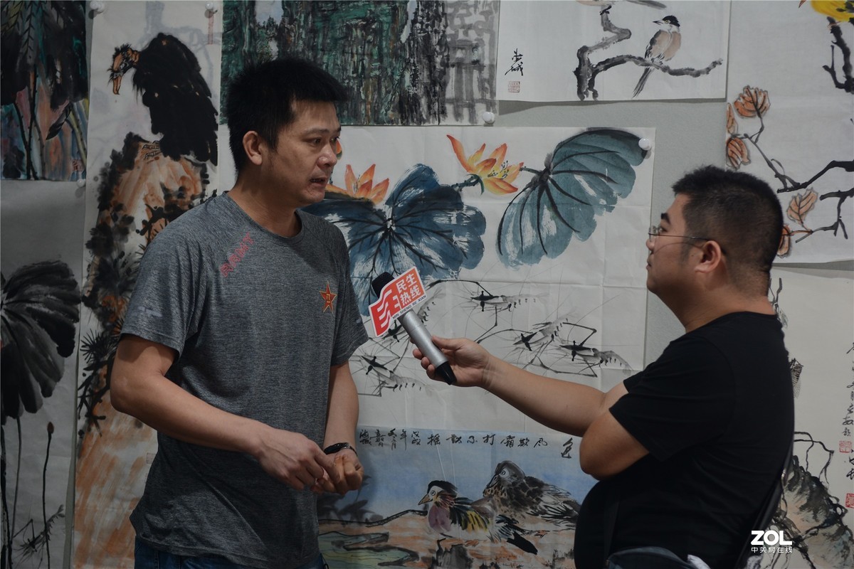 采访著名画家林海诚，录制揭阳电视台民生热线、编辑里湖前后、摄影里湖茶佬。