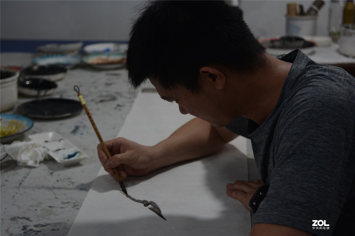 采访著名画家林海诚，录制揭阳电视台民生热线、编辑里湖前后、摄影里湖茶佬。