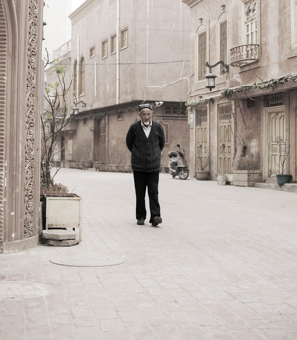 南疆行  喀什老城里的环境人像