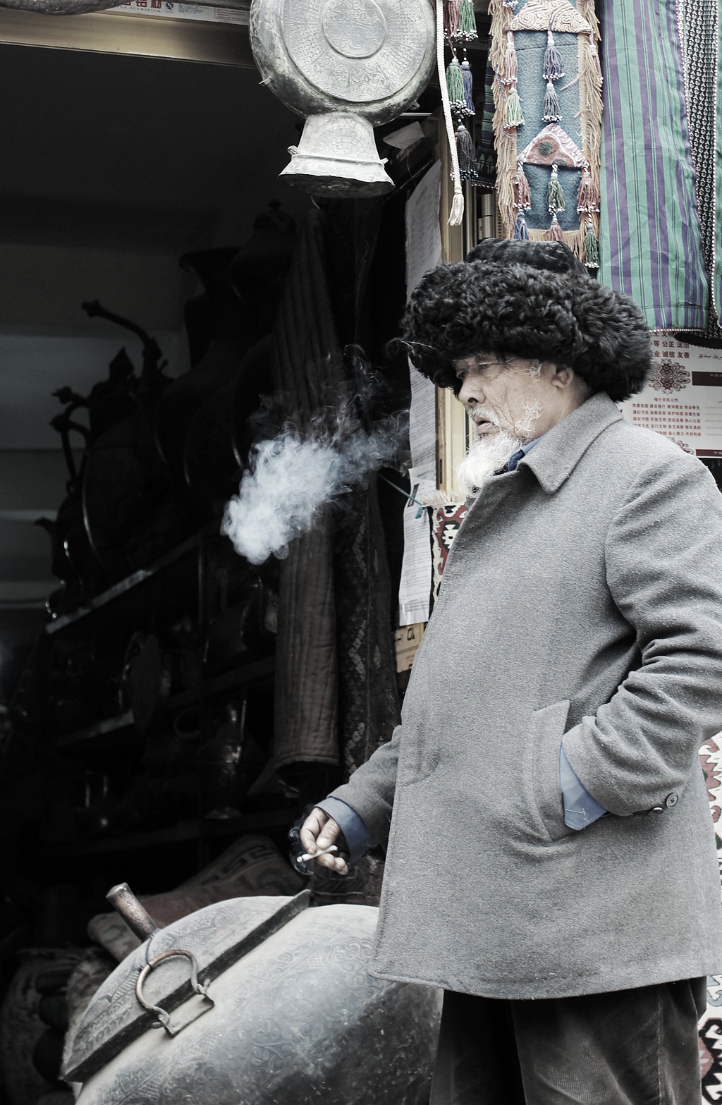 南疆行  喀什老城里的环境人像