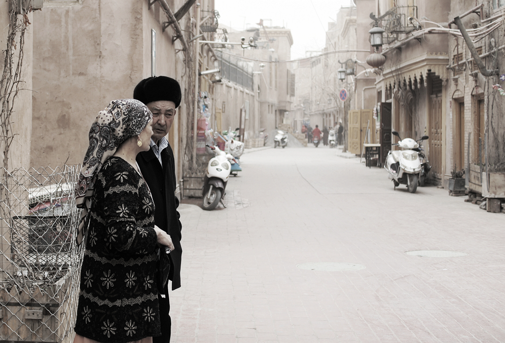 南疆行  喀什老城里的环境人像