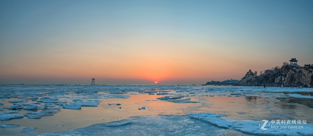 《冰海日出》---祝师友们新年快乐！
