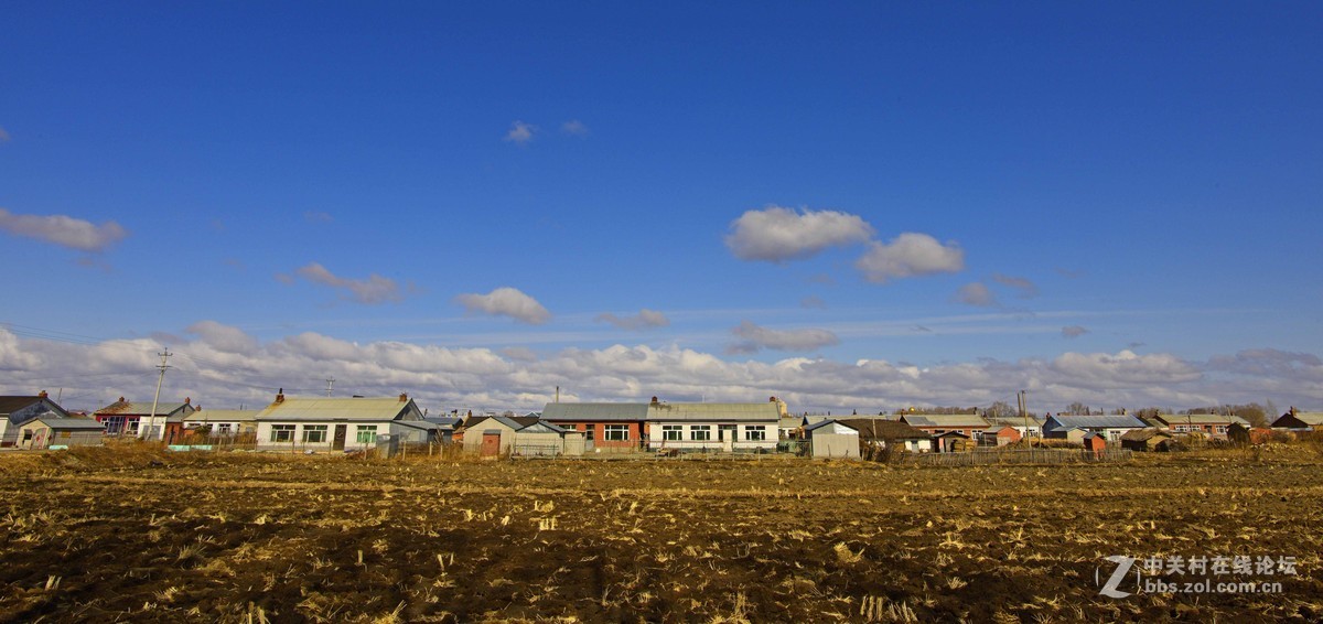 东北农村的蓝天沃土
