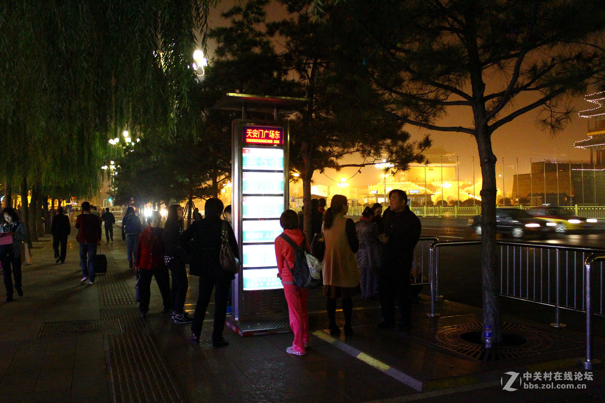 一組北京街頭夜景