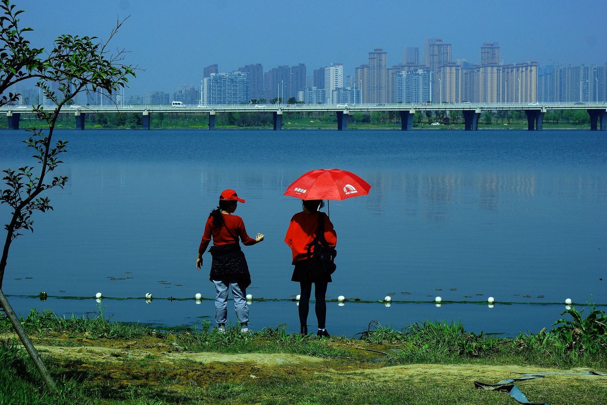 武汉印象----初春的城中湖风光--续（一）！。。。。。。。。。