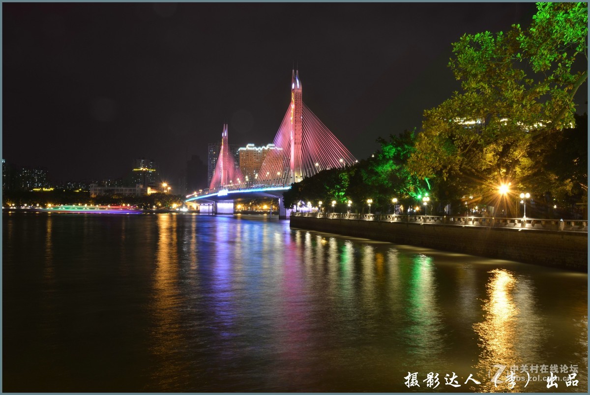 广州江边夜景