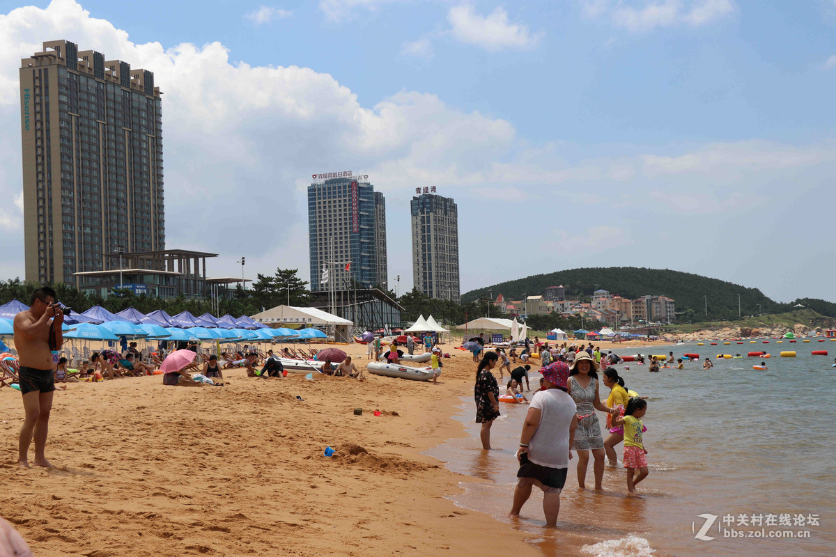 威海国际海水浴场掠影
