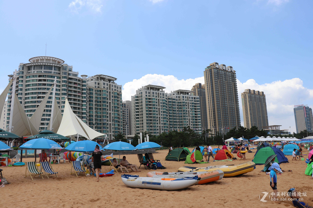 威海国际海水浴场掠影