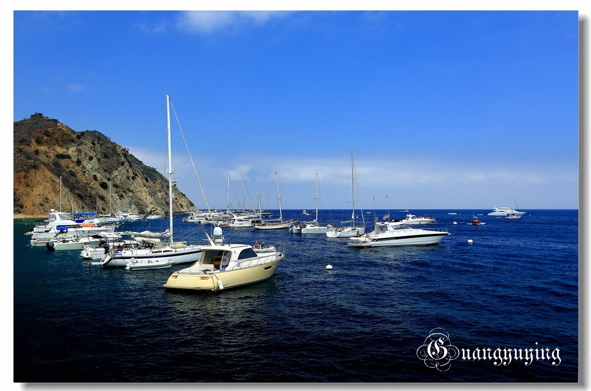 洛杉矶卡特琳娜岛新月海滩印象