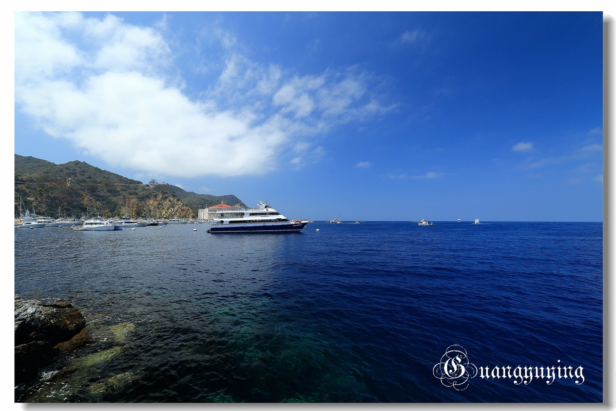 洛杉矶卡特琳娜岛新月海滩印象