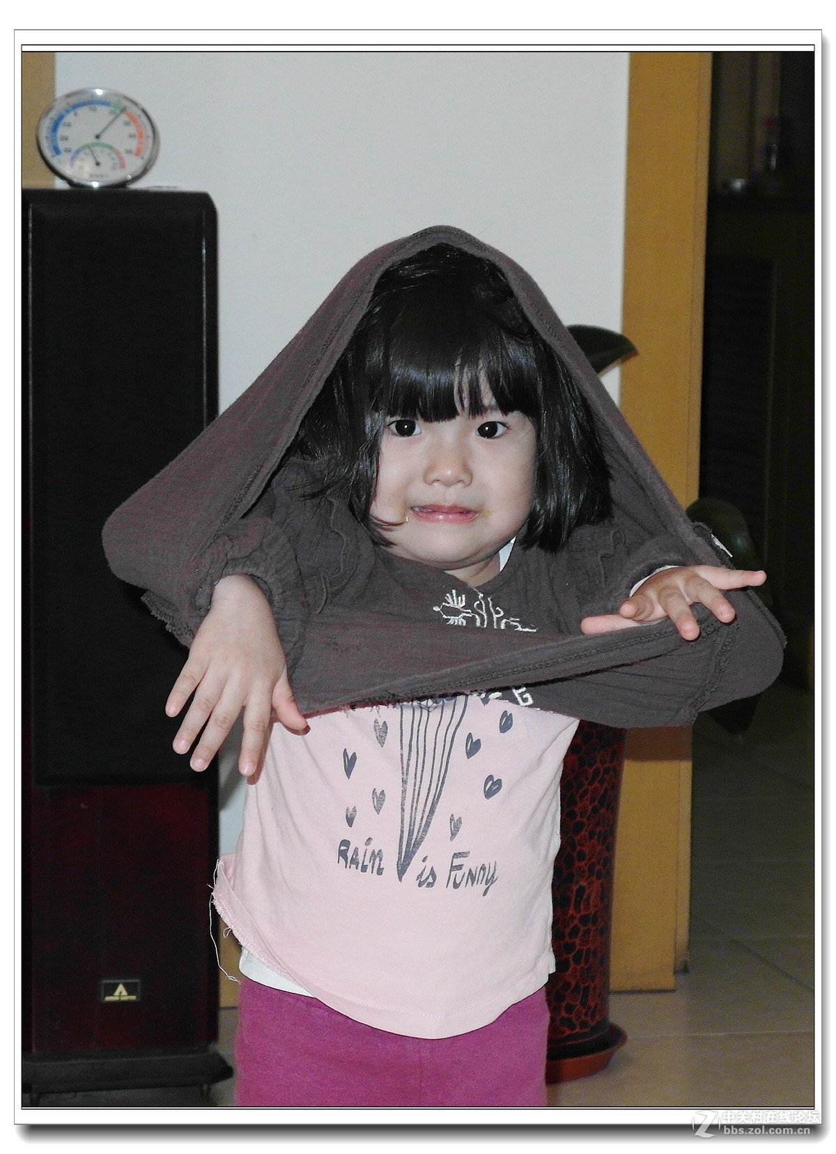 顽皮的外重孙女