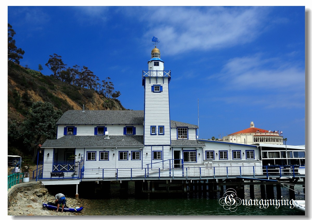 洛杉矶卡特琳娜岛新月海滩印象