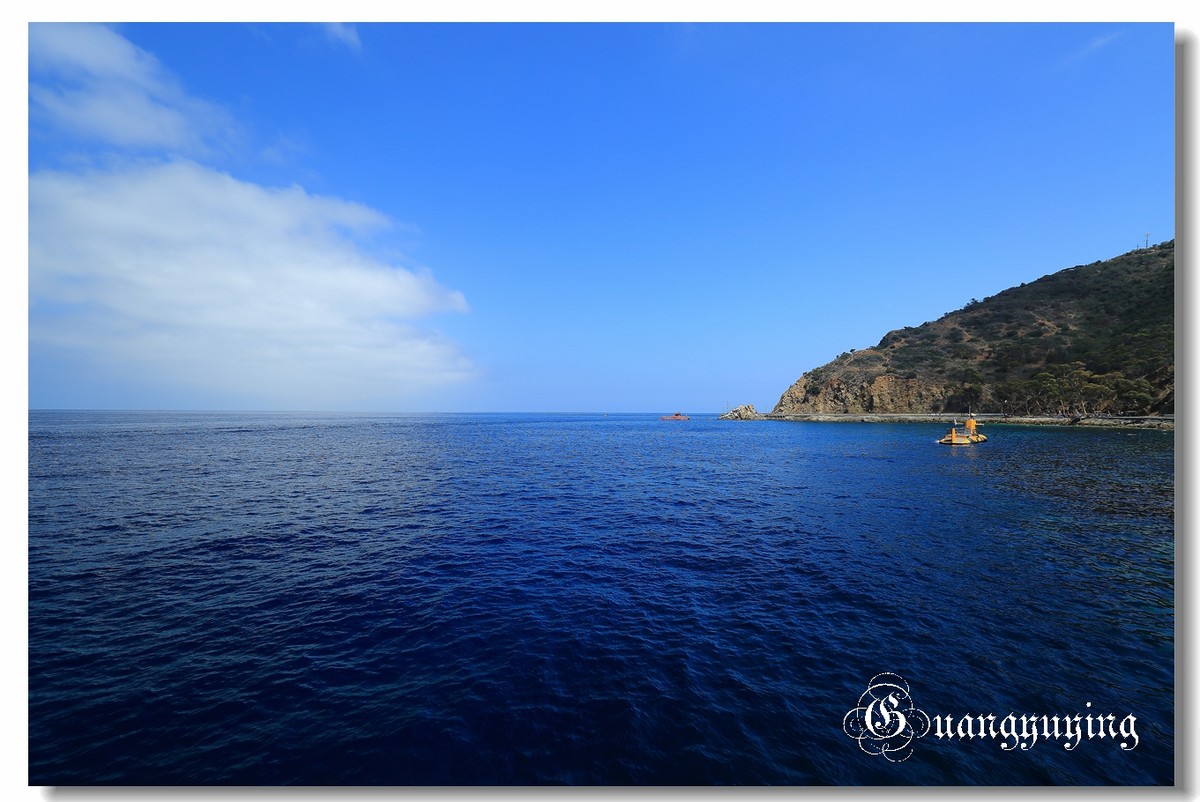 洛杉矶卡特琳娜岛新月海滩印象