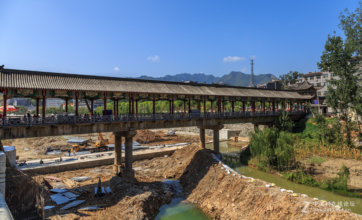 游览修建中的陕西山阳古镇---漫川关【1】