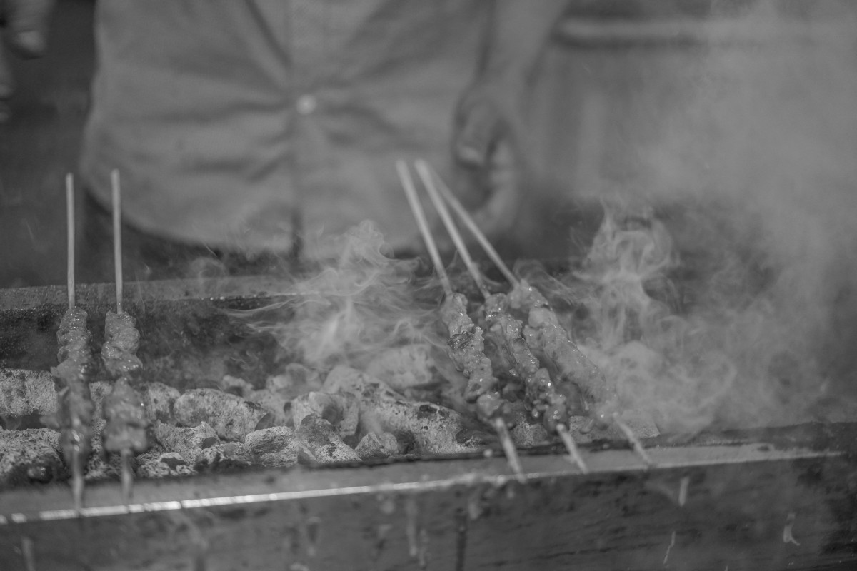 好吃的羊肉串