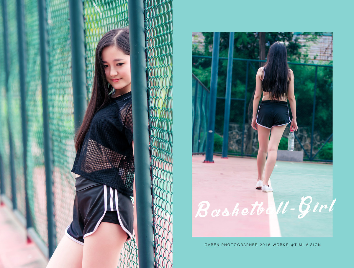 Basketball-girl  ___会武术和舞蹈的妹子打篮球