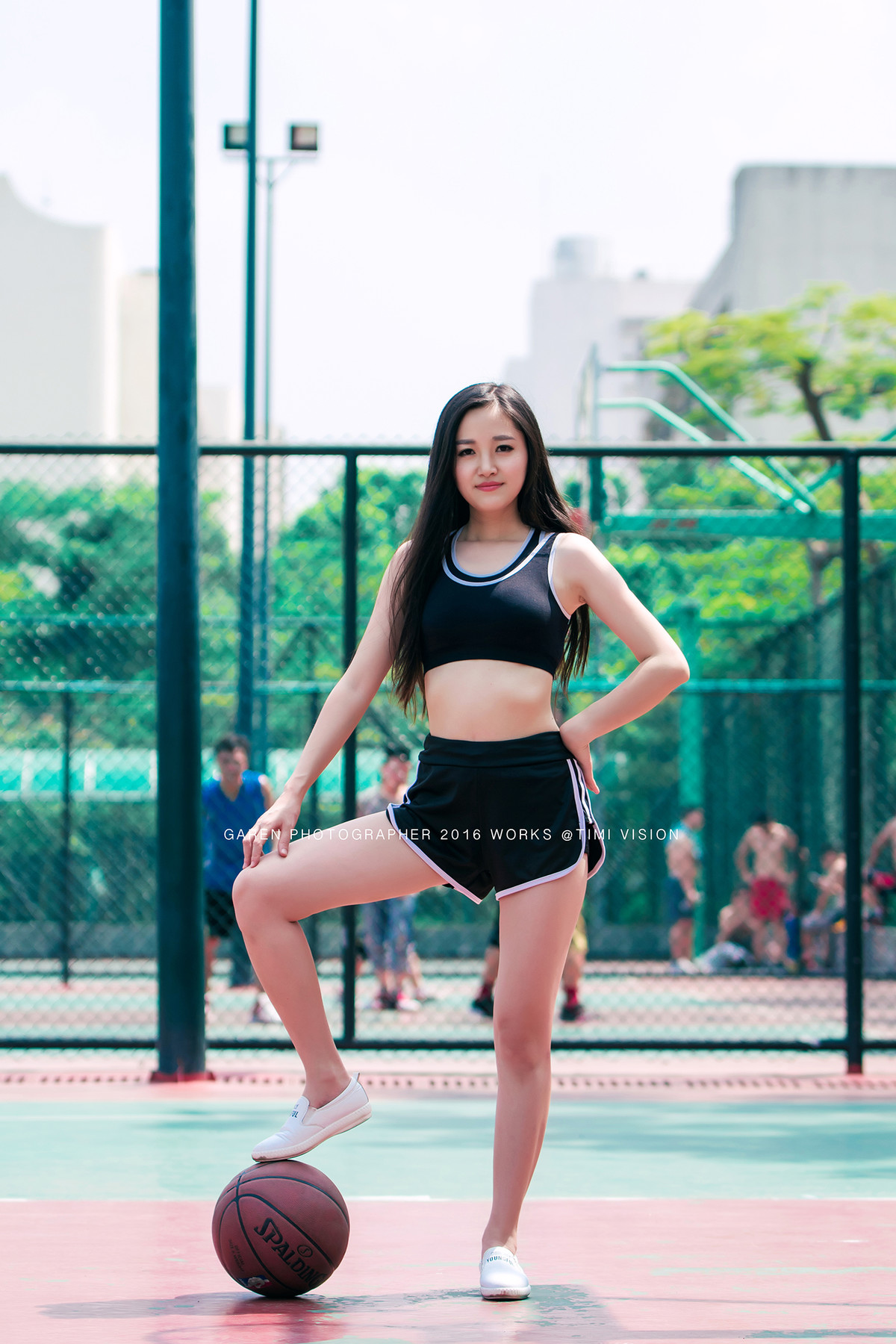 Basketball-girl  ___会武术和舞蹈的妹子打篮球