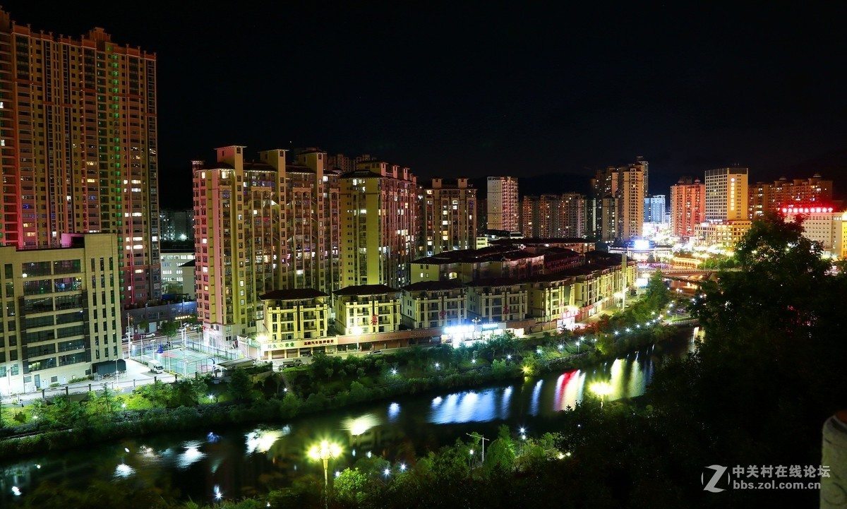 山城夜色(福建寿宁 作者-光影)-中关村在线摄影论坛