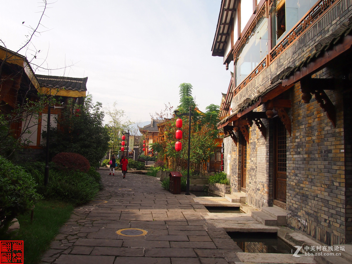 随拍峨眉院子川西建筑风格